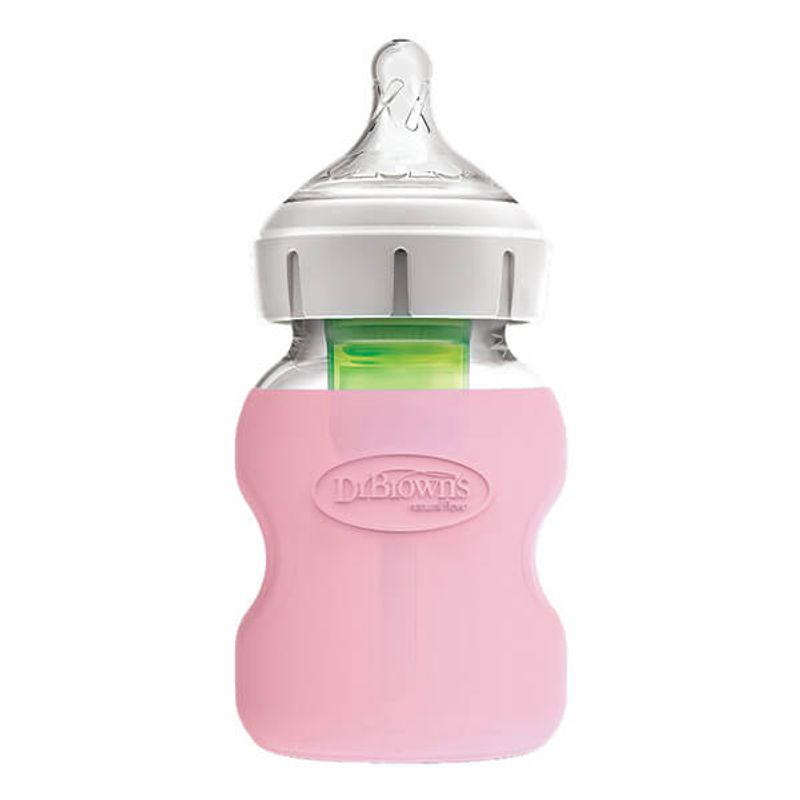DR BROWNS - Funda Protectora Mamadera Boca Ancha Vidrio 150ml Dr Browns