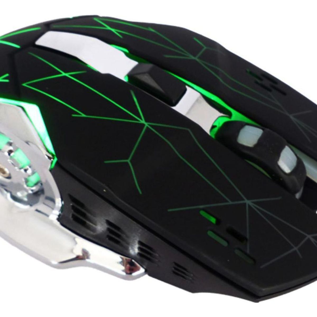 IMPORTCLICK - Mouse Gamer Profesional Inalámbrico Iluminación - Negro