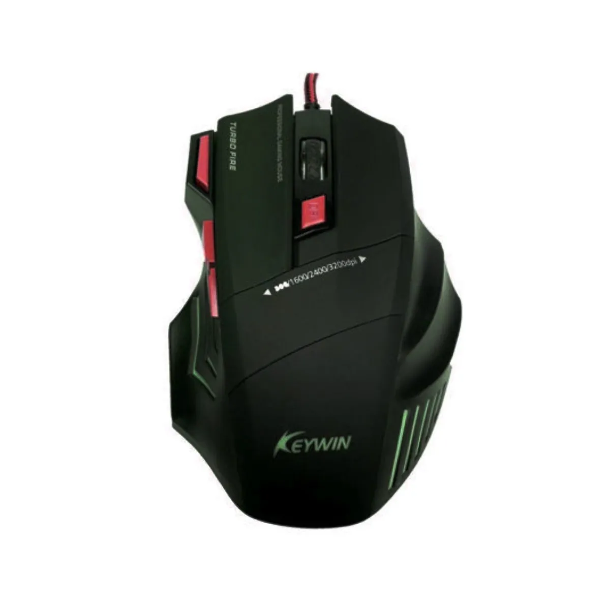 IMPORTCLICK - Kit Mouse Gamer Mousepad Ergonomico Rojo