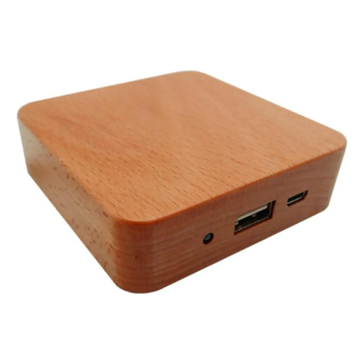 IMPORTCLICK - Power Bank Bateria Externa Bambú Deluxe USB/micro USB