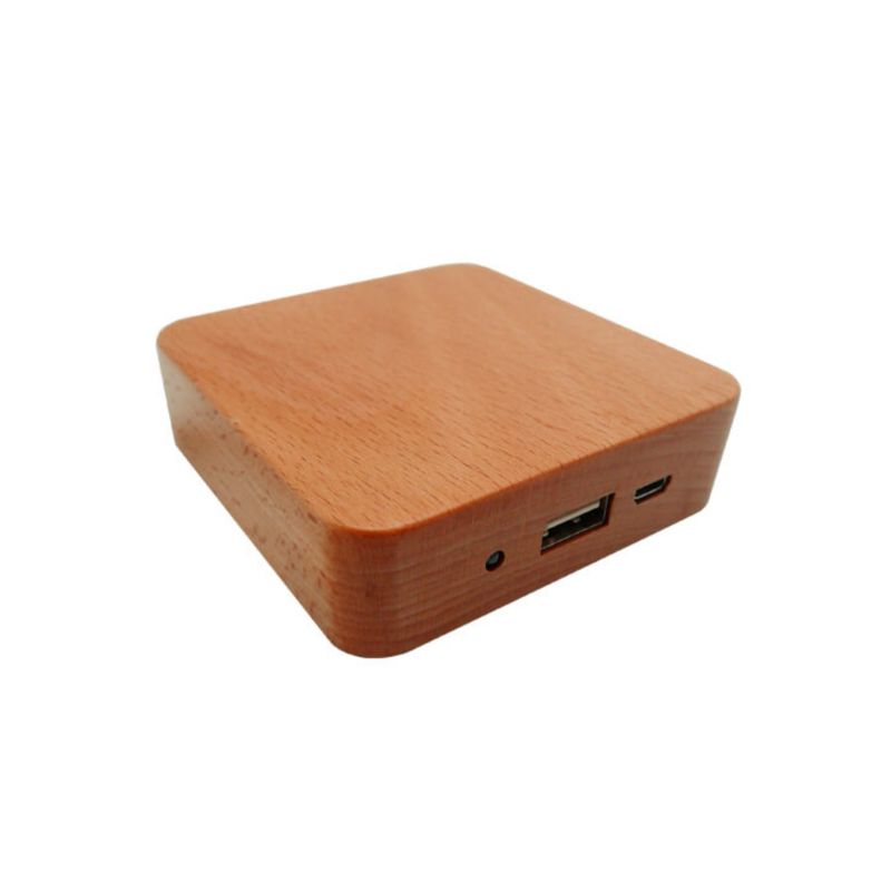 IMPORTCLICK - Power Bank Bateria Externa Bambú Deluxe USB/micro USB