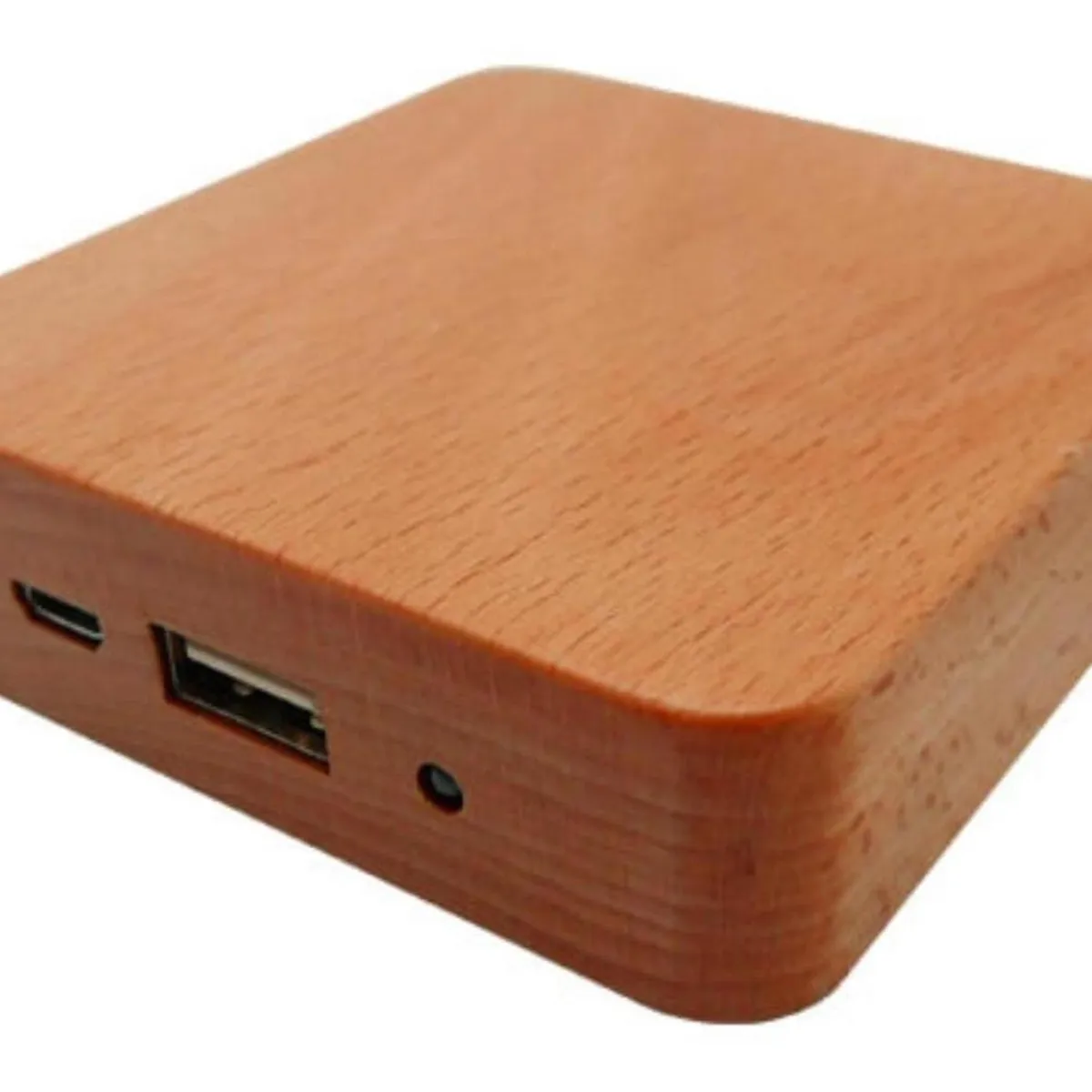 IMPORTCLICK - Power Bank Bateria Externa Bambú Deluxe USB/micro USB