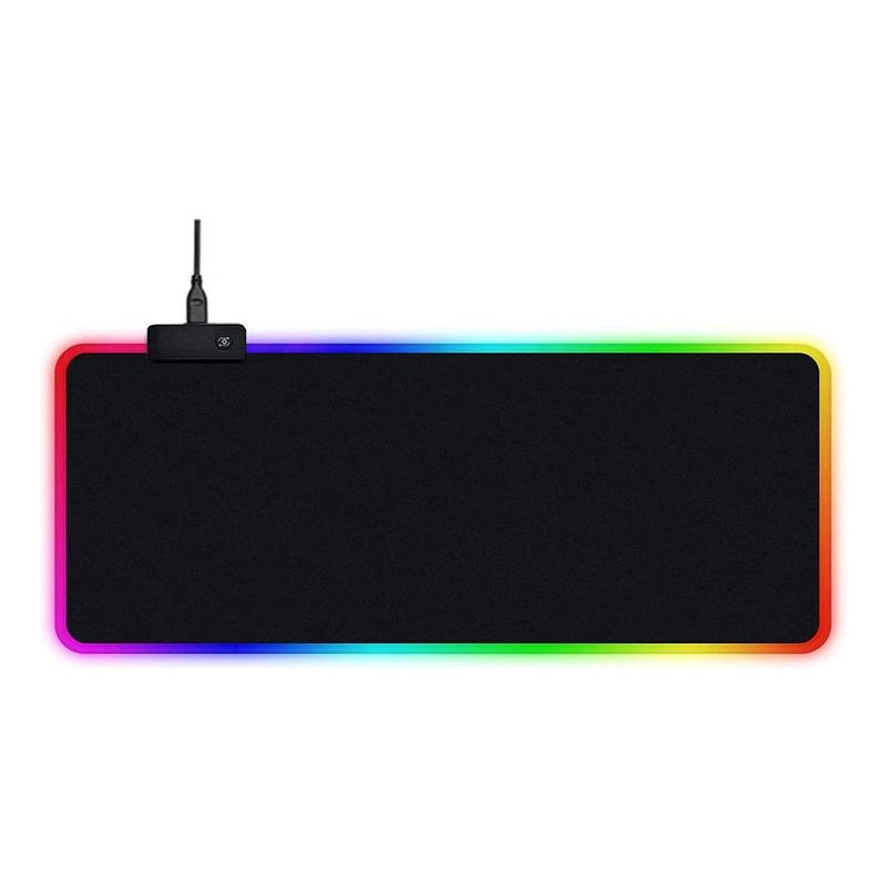 IMPORTCLICK - Mouse Pad Gamer Notebook Luz RGB 80 x 30 CM - Negro