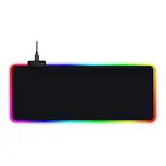 IMPORTCLICK - Mouse Pad Gamer Notebook Luz RGB 80 x 30 CM - Negro