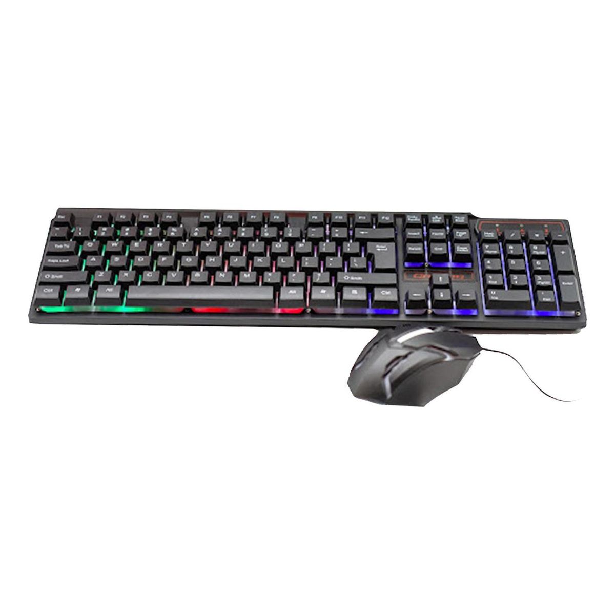 IMPORTCLICK - Kit Gamer Teclado + Mouse RGB Retroiluminado - Negro