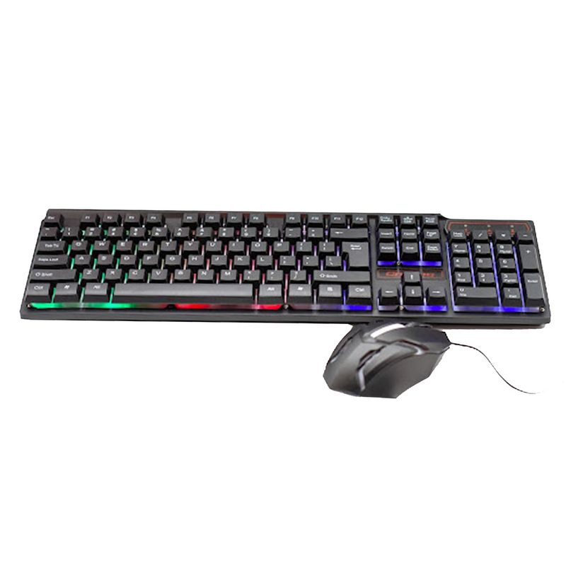 IMPORTCLICK - Kit Gamer Teclado + Mouse RGB Retroiluminado - Negro