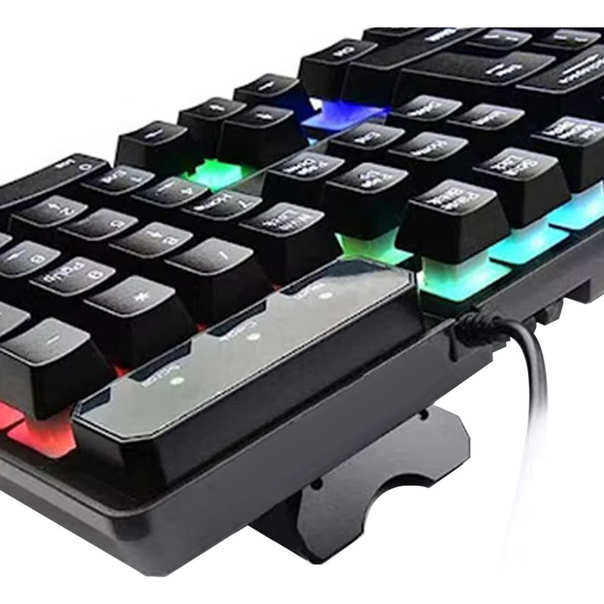 IMPORTCLICK - Kit Gamer Teclado + Mouse RGB Retroiluminado - Negro