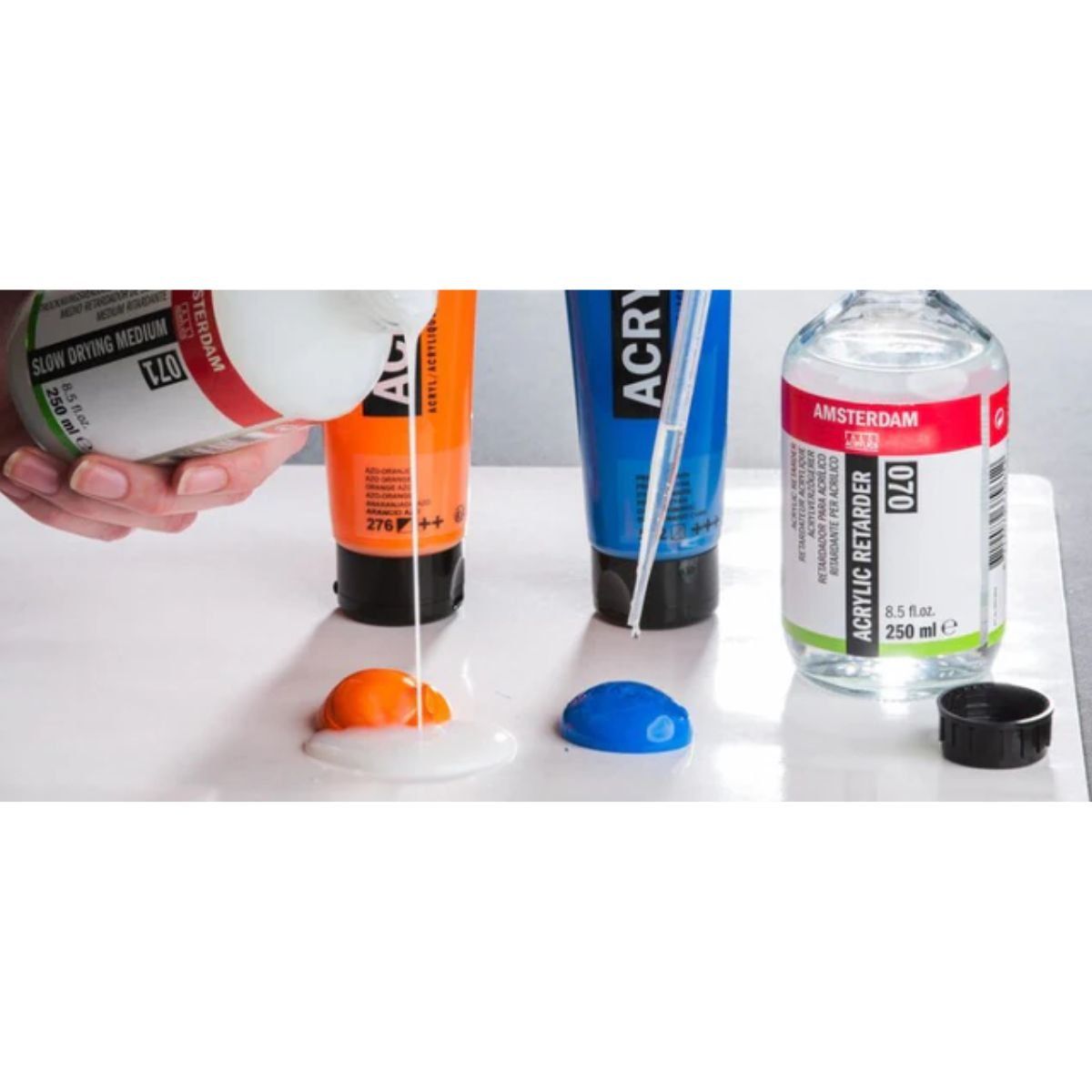 AMSTERDAM - Medium Acrílico Gel Extraespesante Amsterdam Mate 250ml