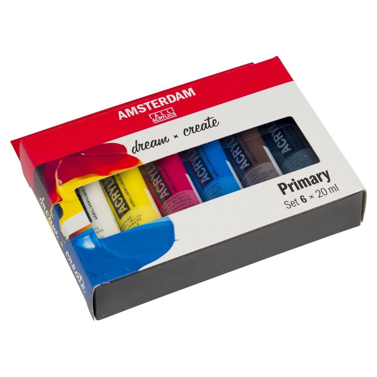 AMSTERDAM - Acrílico Amsterdam Pack 6 Colores 20ml Primarios
