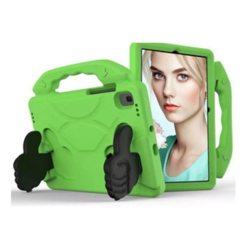 GENERICO - Carcasa Niños Anti-golpes Para Tablet Samsung A9 8.7 X110 Verde
