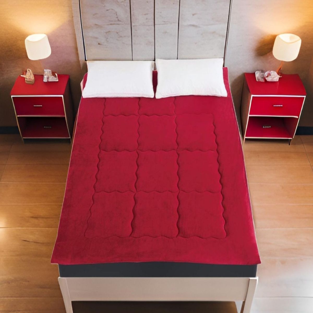 GENERICO - Cubre Colchón Reversible Acolchado Chiporro Plush 15P L4…