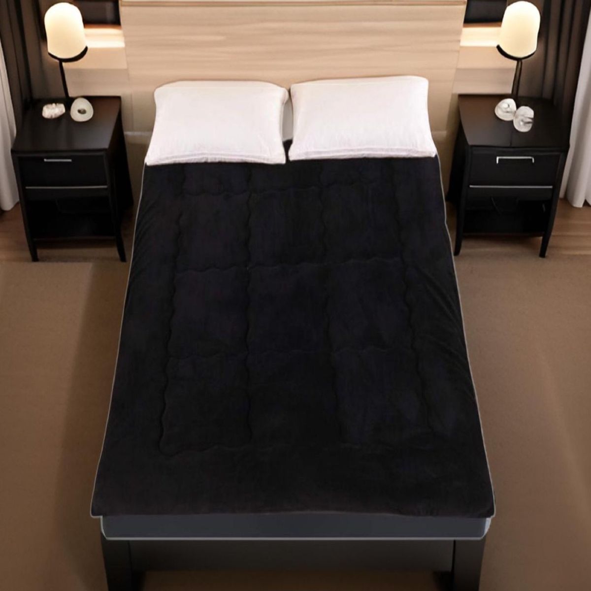 GENERICO - Cubre Colchón Reversible Acolchado Chiporro Plush 1P L1