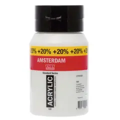 AMSTERDAM - Acrílico Serie Standard 105 Blanco Titanio 600 ml