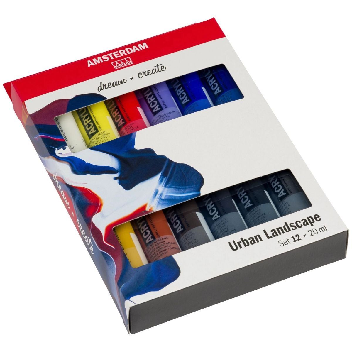 AMSTERDAM - Acrílico Amsterdam Pack 12 Colores 20ml Paisaje Urbano