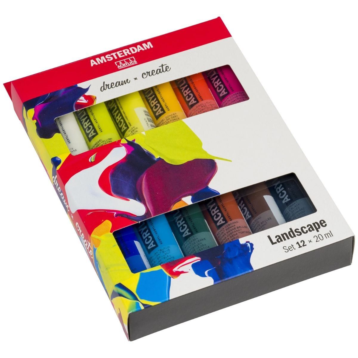 AMSTERDAM - Acrílico Amsterdam Pack 12 Colores 20ml Paisaje