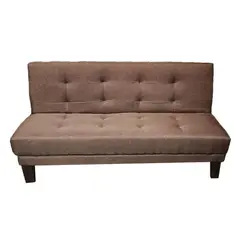MUEBLES HVM - Futon Cama Patagonia 15P Cafe Lino Pmadera