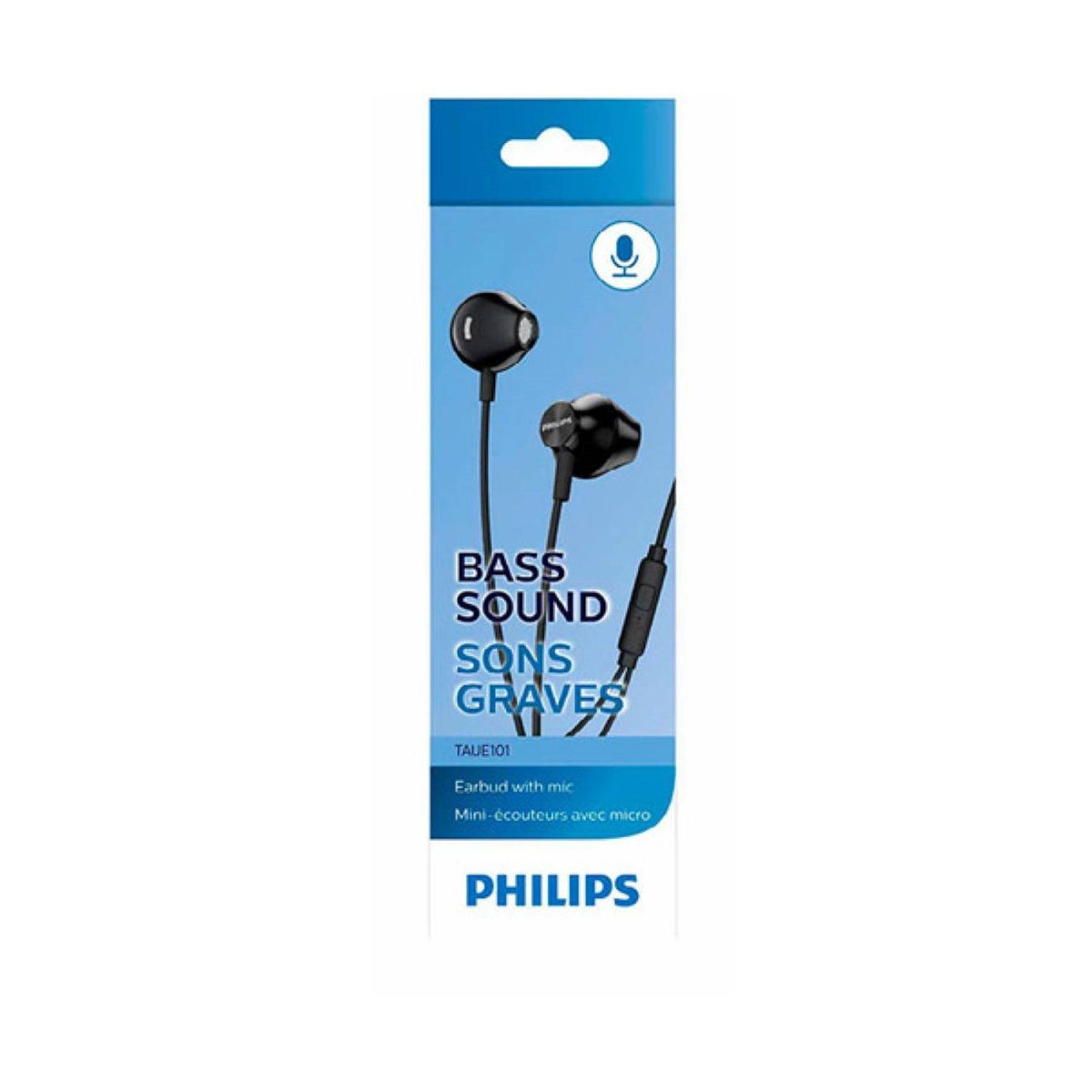 PHILIPS - Audifono Manos Libres Jack 3,5 Negro  Philips
