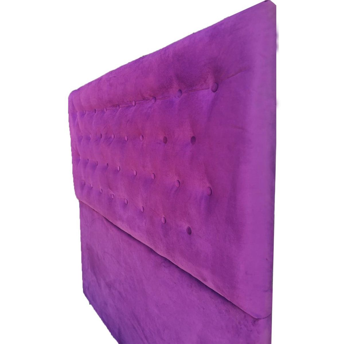MUEBLES HVM - Respaldo HVM 2P a Piso Morado Felpa