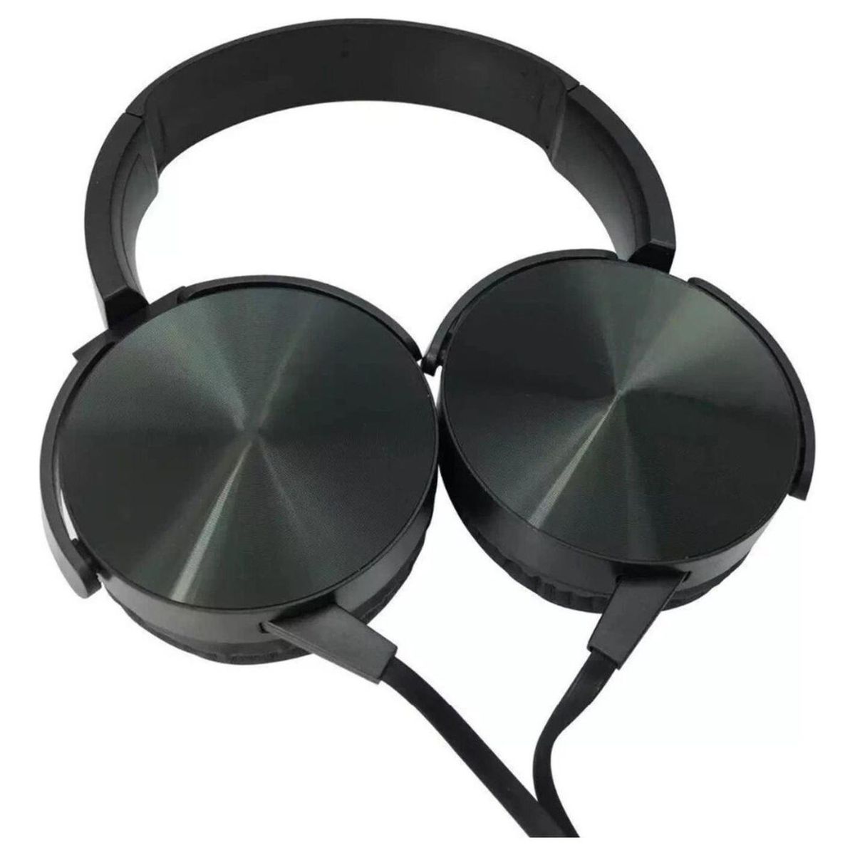 IMPORTCLICK - Audífono Extra Bass Micrófono 3.5 MM Plug Estéreo Negro - Negro