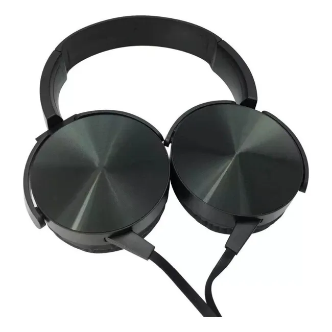 IMPORTCLICK - Audífono Extra Bass Micrófono 3.5 MM Plug Estéreo Negro - Negro