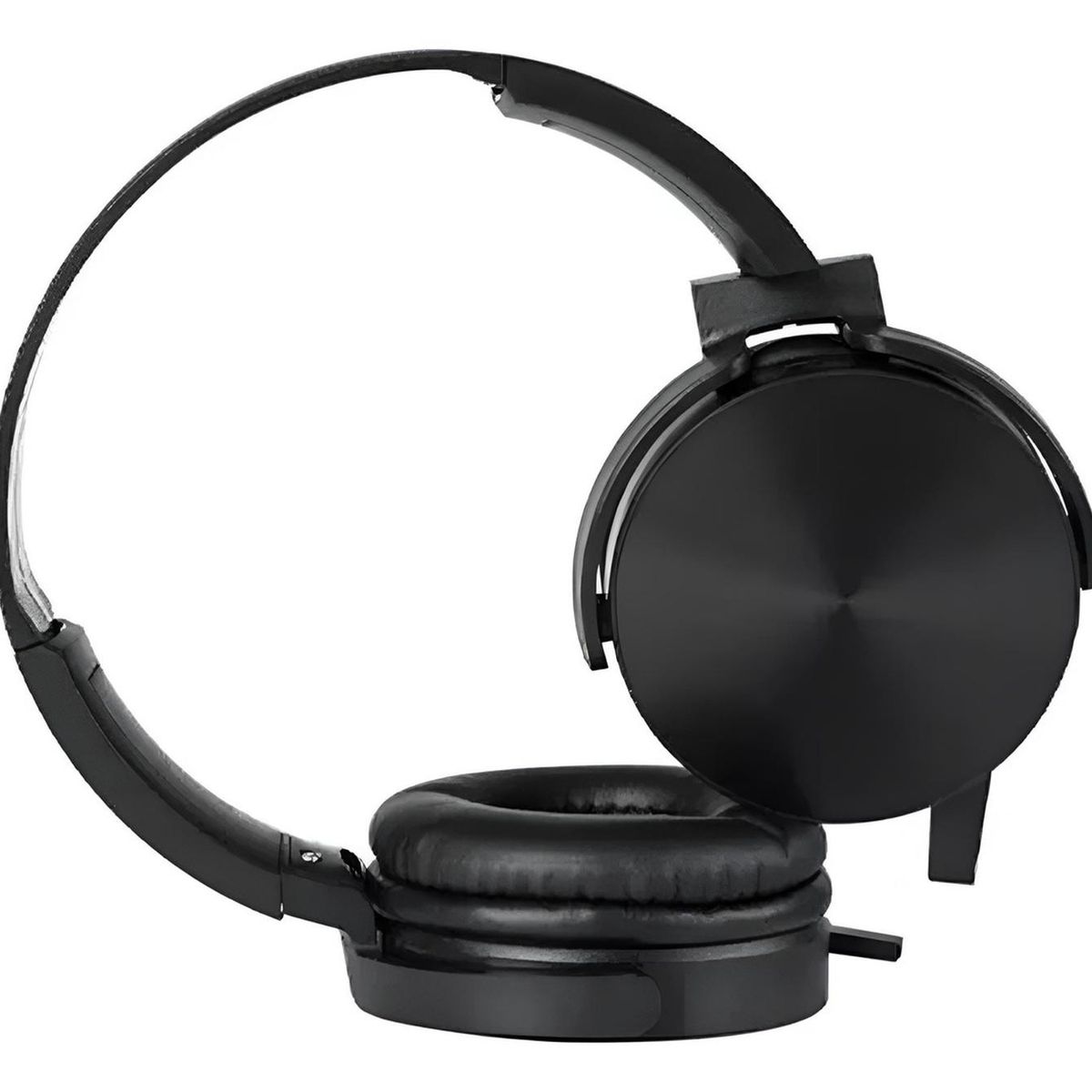 IMPORTCLICK - Audífono Extra Bass Micrófono 3.5 MM Plug Estéreo Negro - Negro