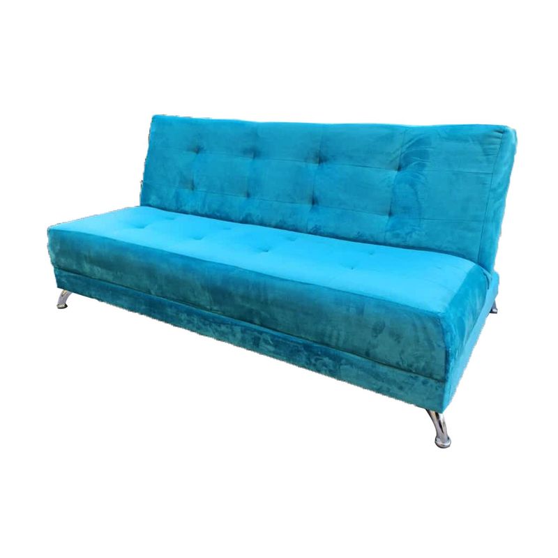 MUEBLES HVM - Futon Cama Patagonia 15P Calipso Felpa