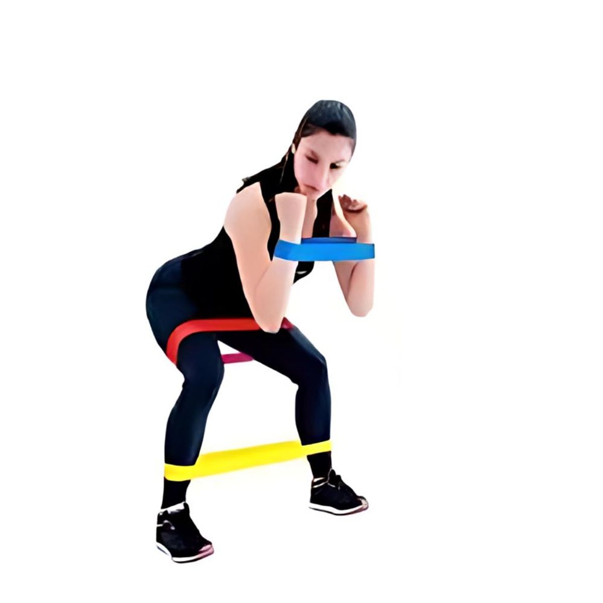 GENERICO - Banda Elástica Cerrada Medium Color AMARILLO DINGLI