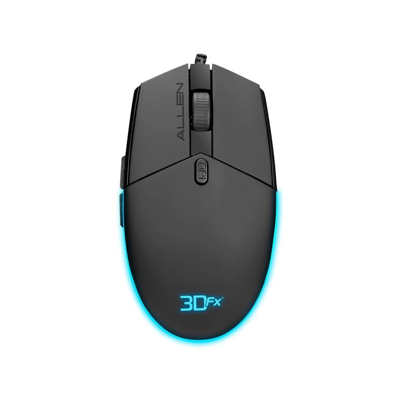 3DFX - Mouse Gamer 3200dpi Iluminación Rgb Allen Mouse - SC
