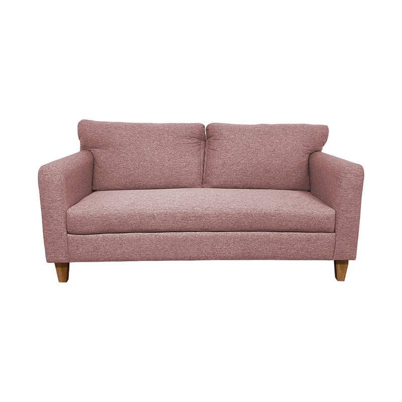 GENERICO - SOFA ANITA 2 CUERPOS CHENILLE PALO ROSA