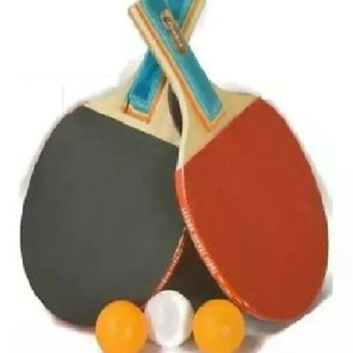 AK SPORT - Raquetas De Pin Pon La Media Docena 6 - Rojo