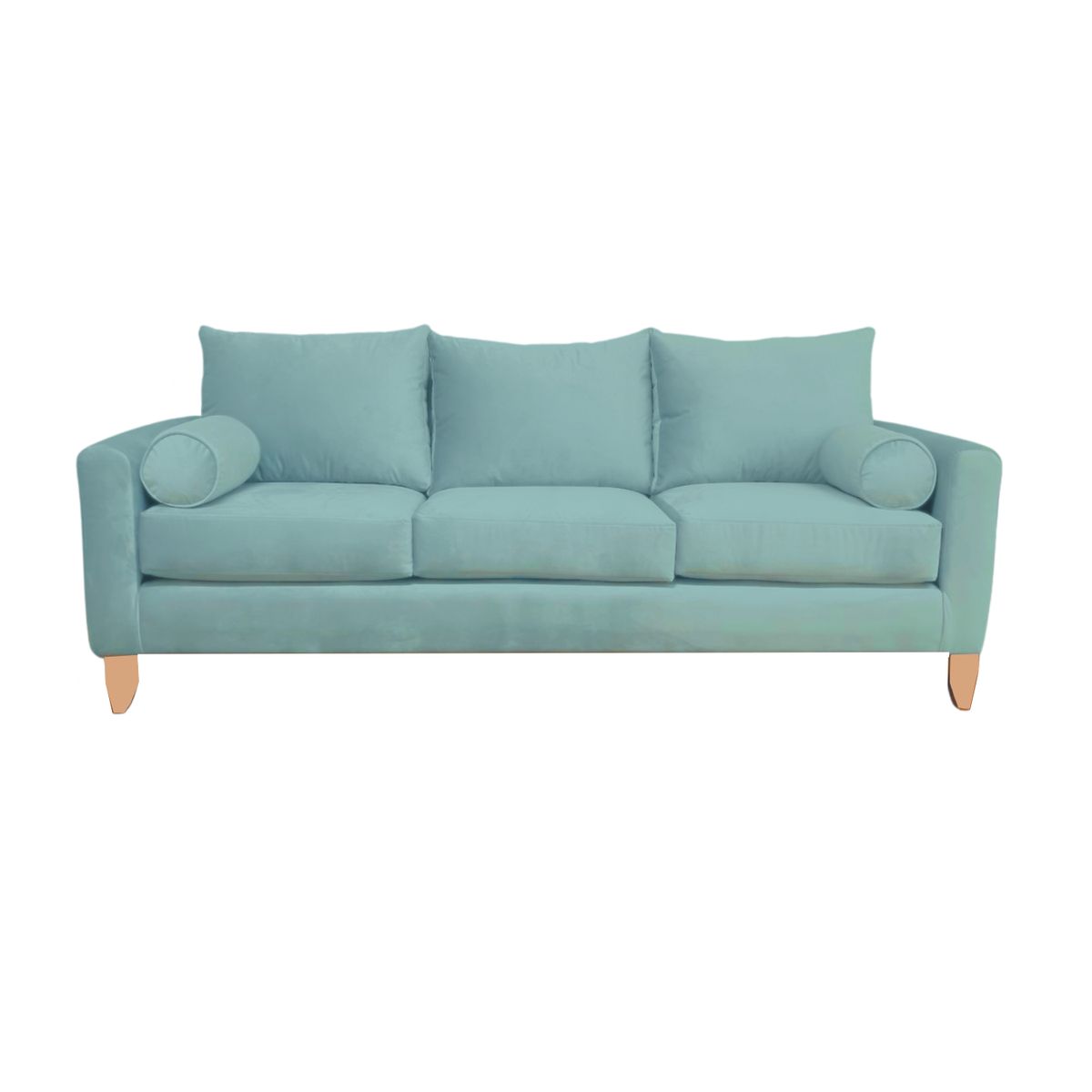 GENERICO - SOFA INDU 3 CUERPOS CHENILLE VERDE MENTA