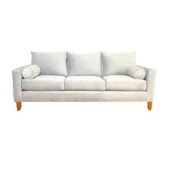 GENERICO - SOFA INDU 3 CUERPOS CHENILLE CREMA