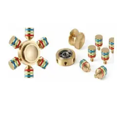 DBLUE - Spinner Anti-stress Metalico con 6 puntas