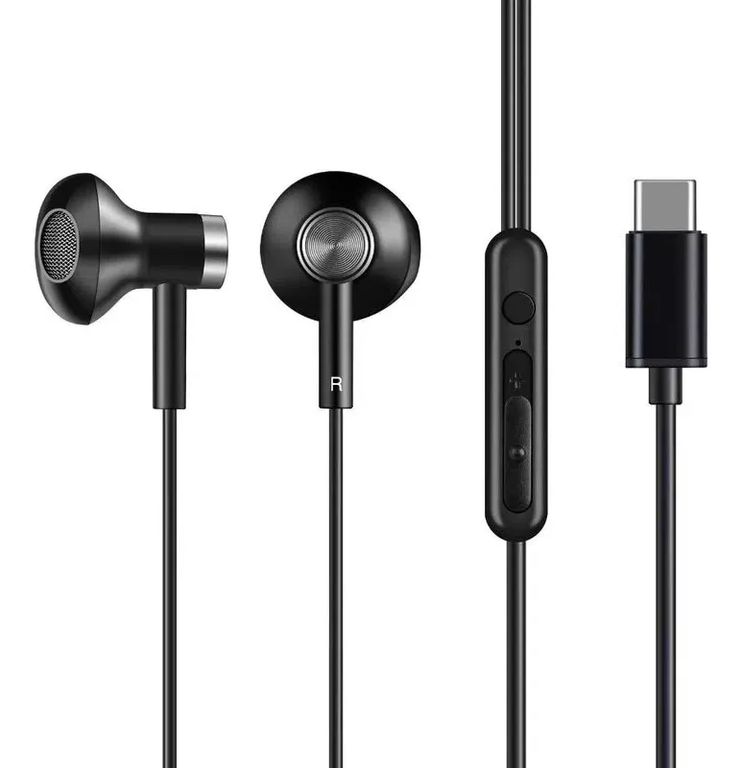 Audifonos Manos Libres Usb Tipo C Aw-i60tc Negros