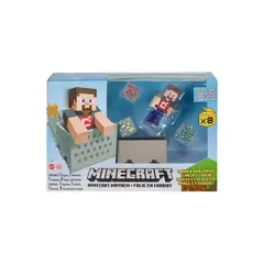MINECRAFT - Figura Conjunto De Juego Caos En El Vagón - SC