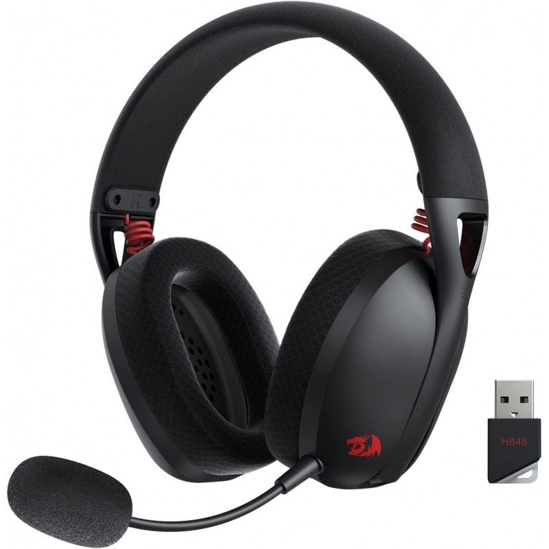 REDRAGON - AUDIFONO Redragon H848 NEGRO Bluetooth micrófono desmontable
