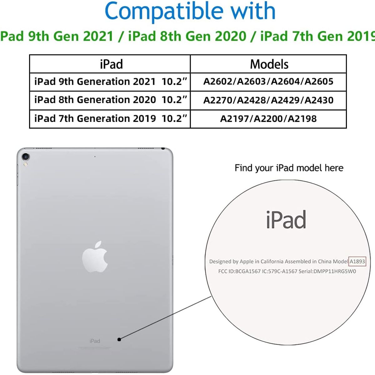 GENERICO - Funda Con Teclado Para iPad 10.2 Español Rosa