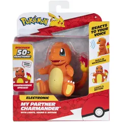 POKEMON - Figura Con Luces Y Sonidos My Partner Charmander