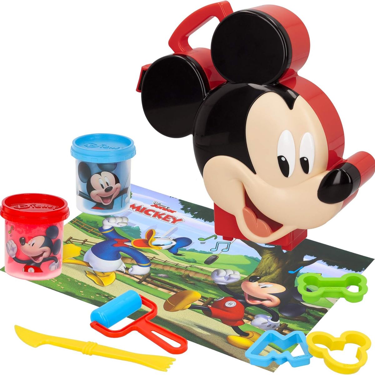 ANSALDO - Masas Plastilina Plasticina Moldeables Juego Niños Mickey 3d