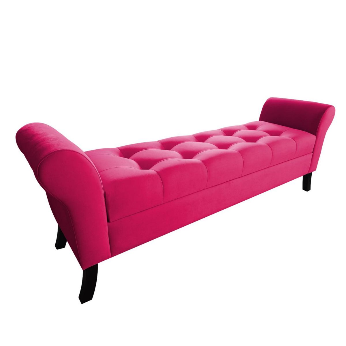 GENERICO - Banqueta Baúl Tucson Color Fucsia Tamaño King 170x45x60cm