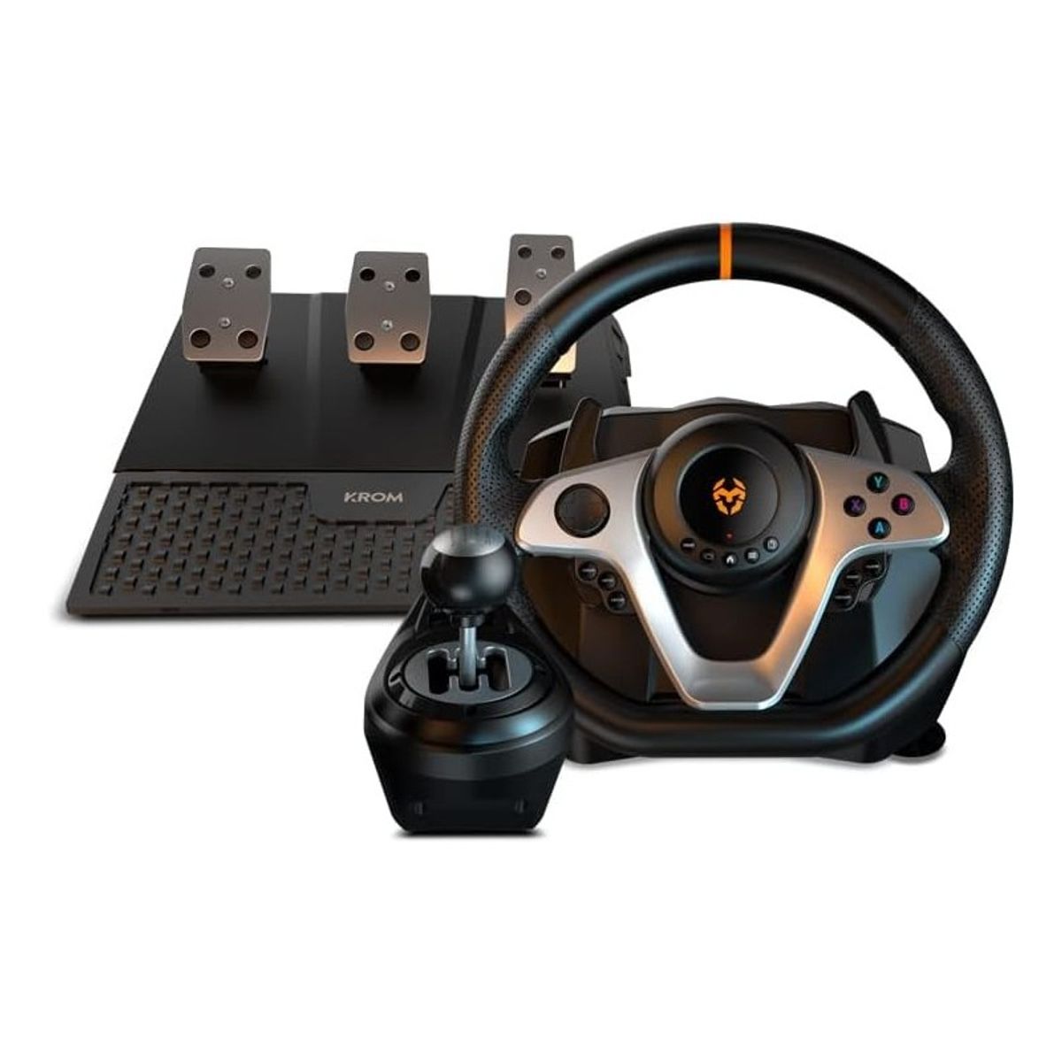KROM - Volante Krom K-WHEEL PRO PC PS3 PS4 XBOX ONE & SWITCH