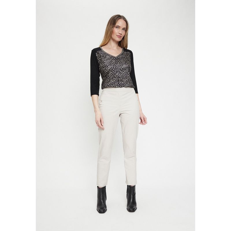 MA GRIFFE - Calza Beige Mujer Magriffe