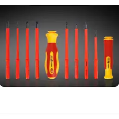 GENERICO - Juego de destornilladores eléctricos aislados