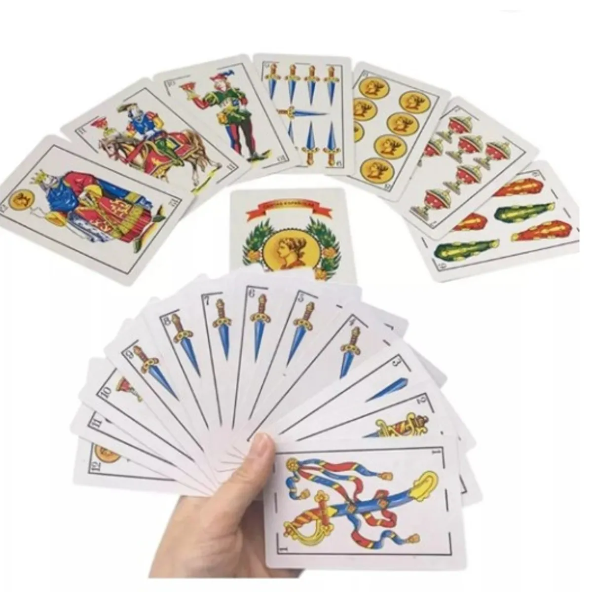 DBLUE - NAIPE ESPAÑOL 12 MAZOS DE CARTAS