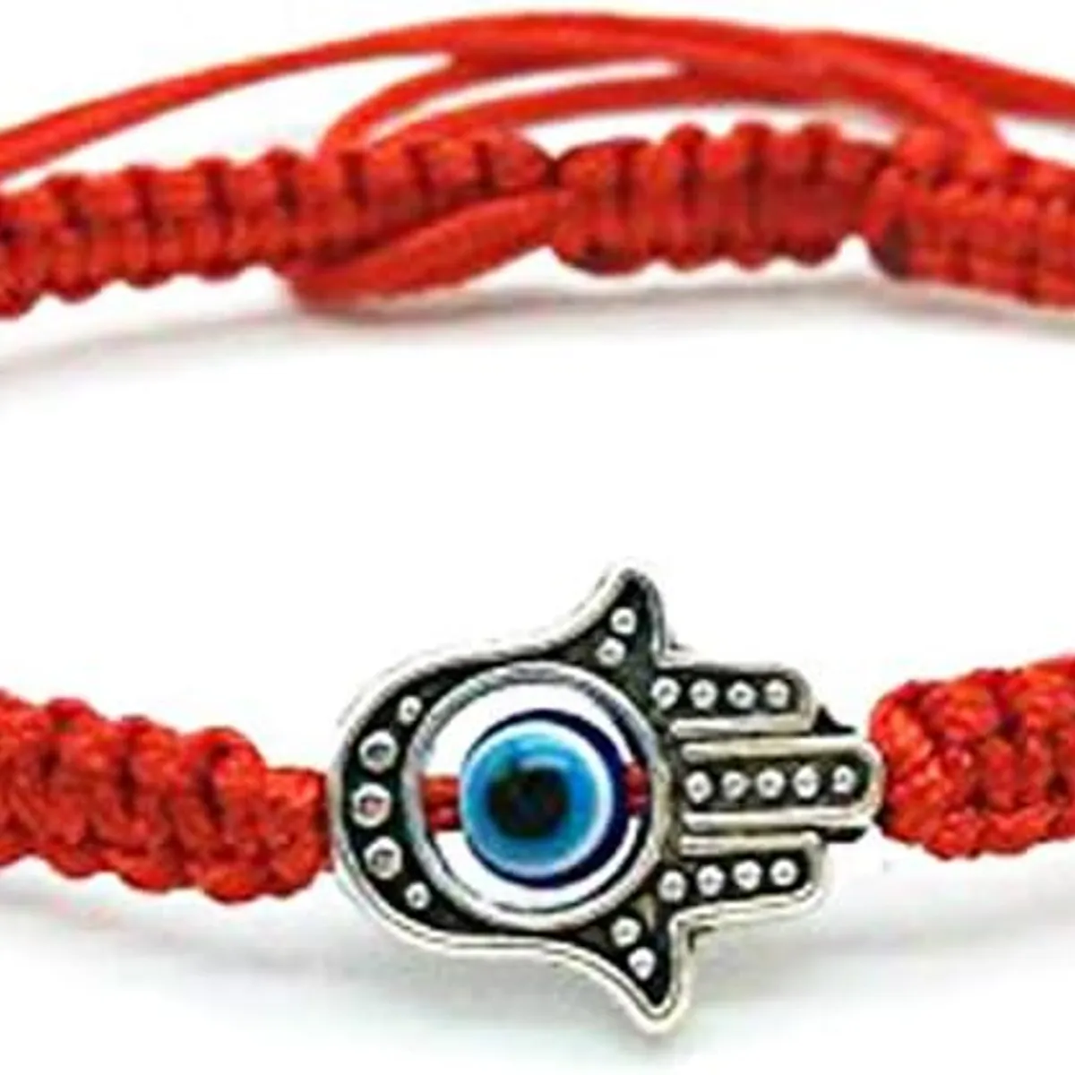 OEM - Pulsera Ojo Turco Mano De Fátima Hilo Rojo Amuleto