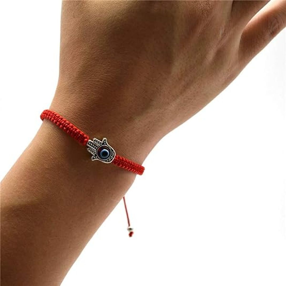 OEM - Pulsera Ojo Turco Mano De Fátima Hilo Rojo Amuleto