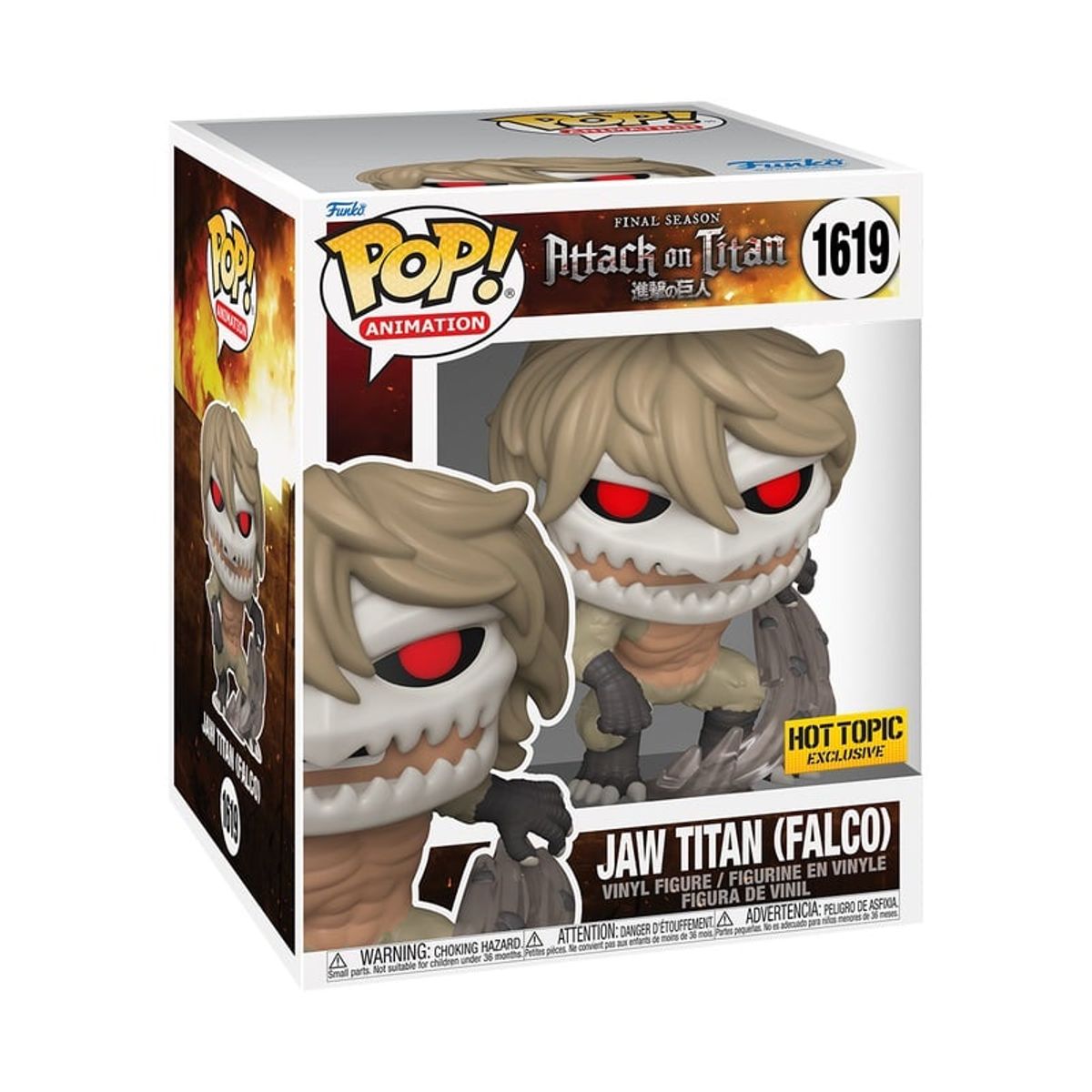 FUNKO - Funko Pop Attack On Titan Falco 1619 Exclusivo Hot Topic