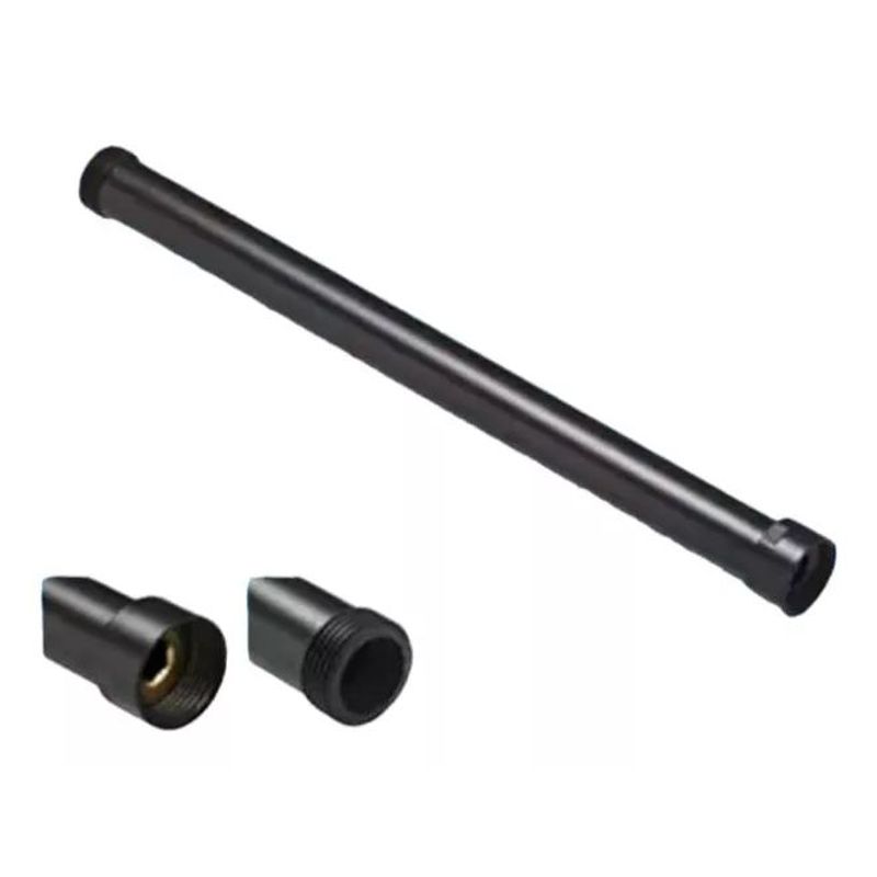 KUANGYE - Extensión Para Columnas De Ducha Negra 30 Cm