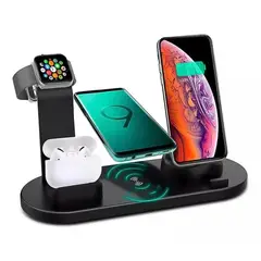 KUANGYE - Cargador Inalambrico 10w Estación Para iPhone 3 En 1