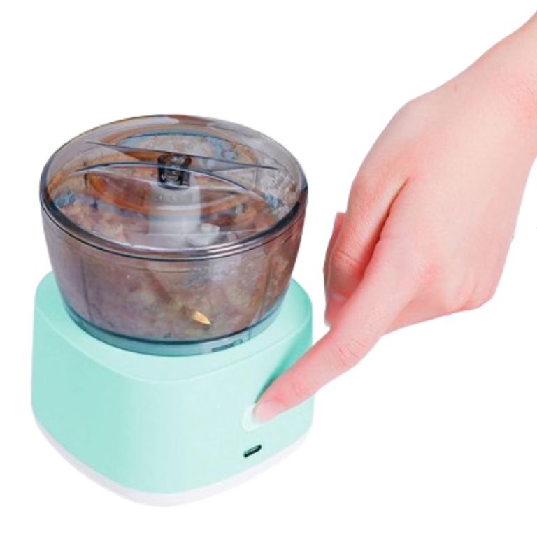 GENERICO Mini Procesador Eléctrico de Alimentos